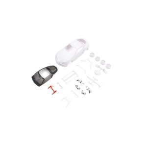 Kyosho Mini-Z Toyota GR Supra White Body Set (w/Rim for AWD)     MZN202
