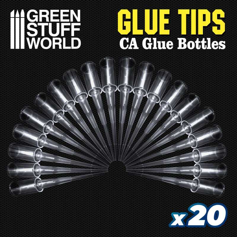 Green Stuff Precision Tips for Super Glue Bottles ( 20 stuks ) GSW9007