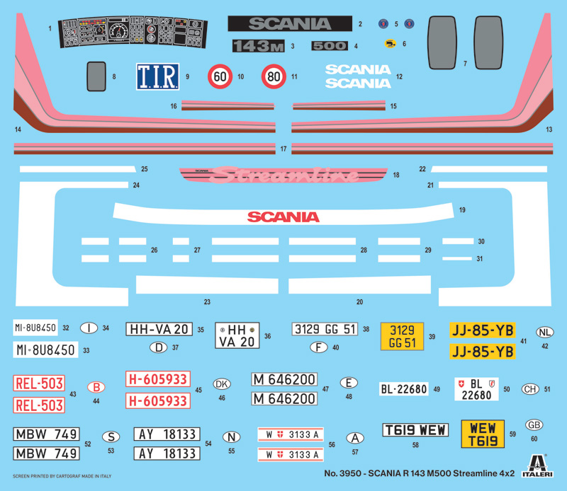 Italeri 1:24 Scania R143 M 500 Streamline 4x2 IT3950 - Afbeelding 12