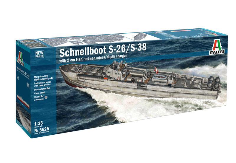 Italeri 1:35 Schnellboat S-26/S-38 IT5625