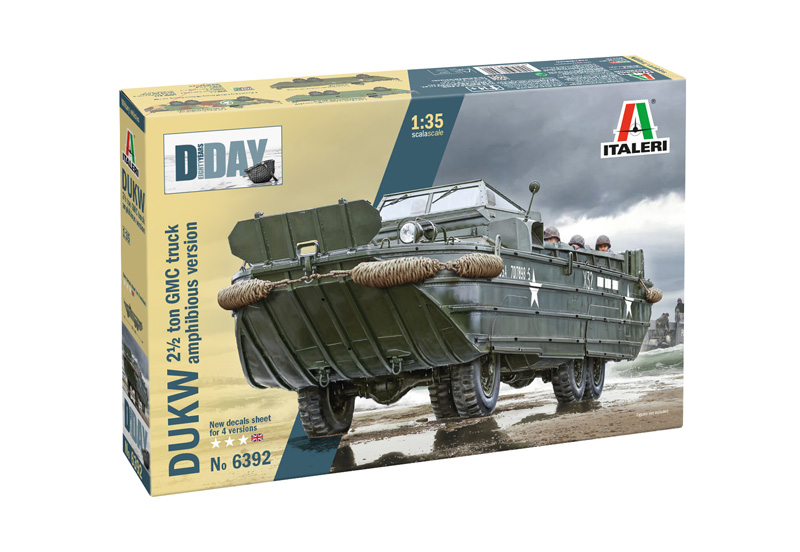Italeri 1:35 DUKW 2.5 ton GMC Truck Amphibious Version IT6392