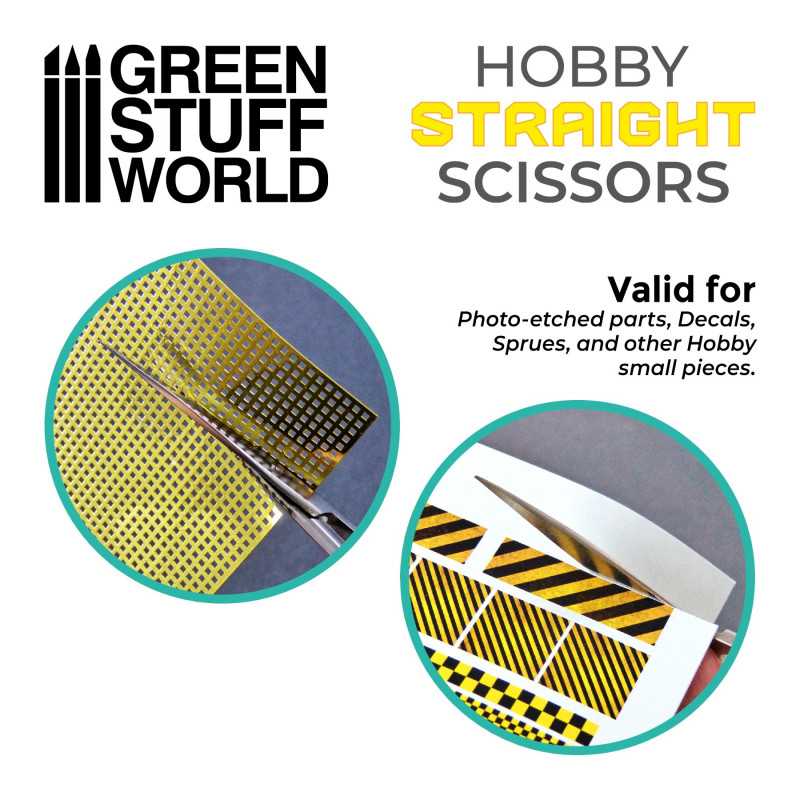 Green Stuff Hobby Scissors Straight Tip GSW3008 - Afbeelding 2