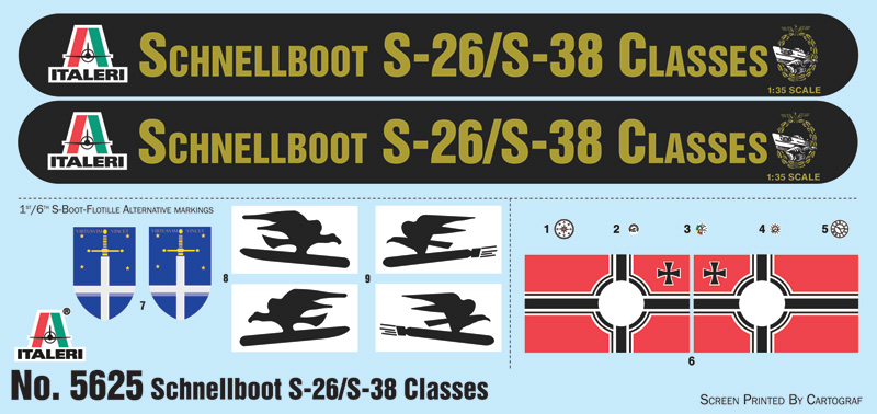 Italeri 1:35 Schnellboat S-26/S-38 IT5625 - Afbeelding 12