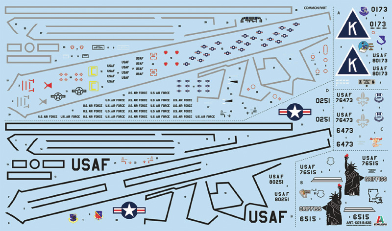 Italeri 1:72 B-52G Stratofortress IT1378 - Afbeelding 2