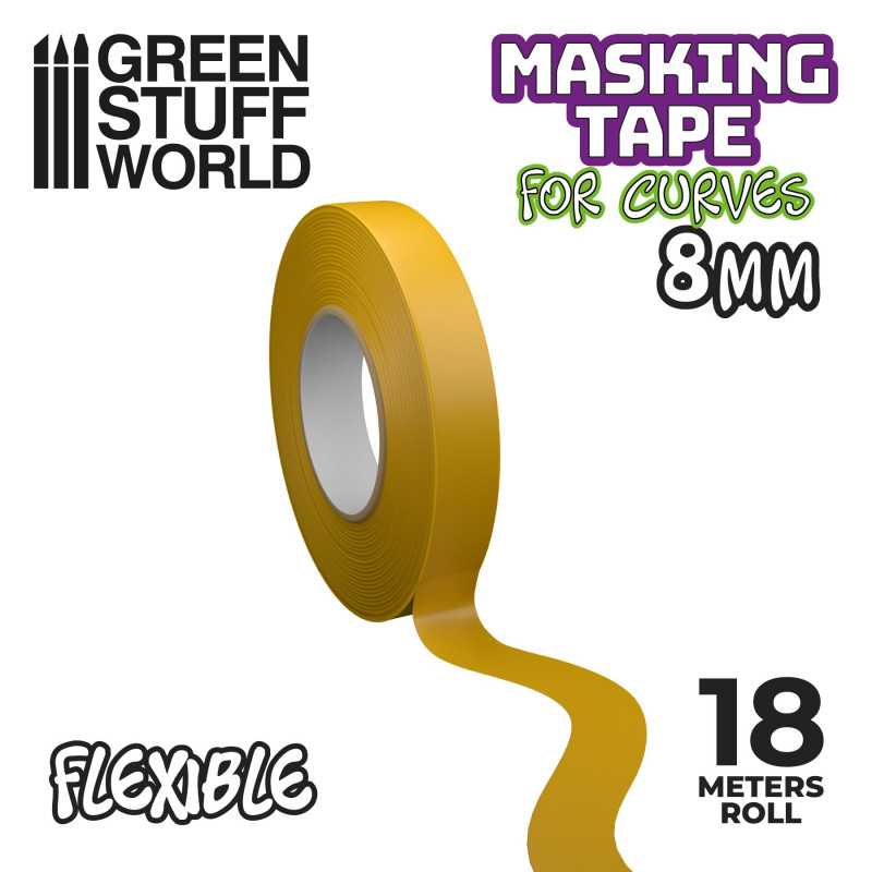Green Stuff Flexible Masking Tape 8mm (18mt) GSW3065