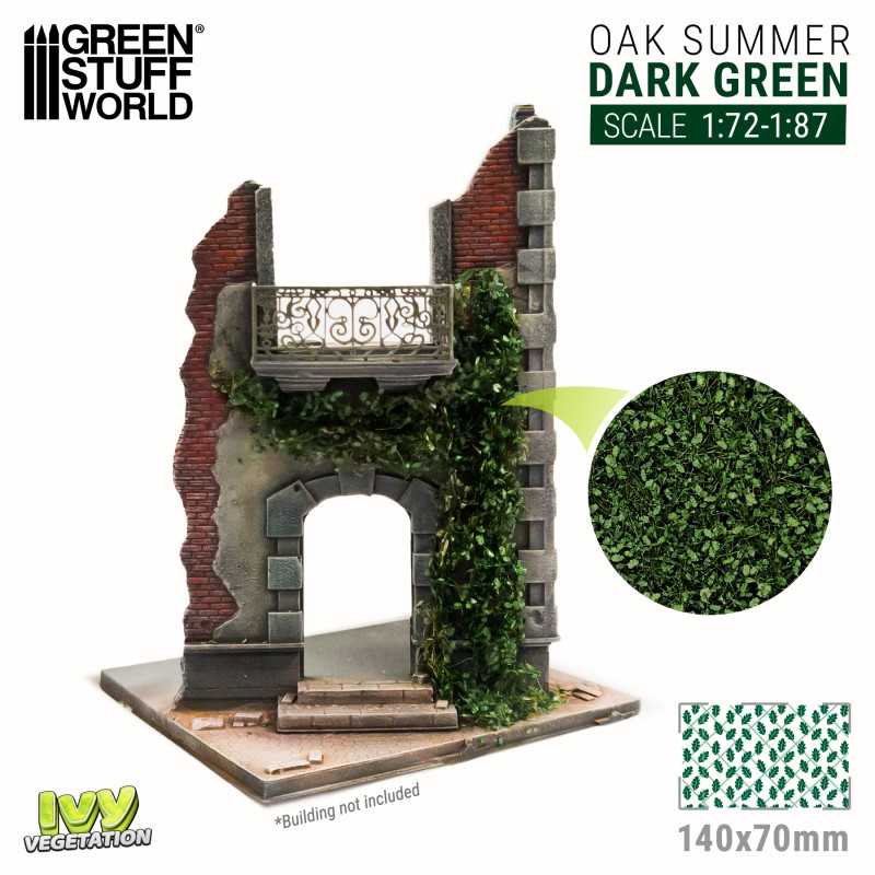Green Stuff Ivy Foluiage - Oak Summer - DARK GREEN - Small GSW4631