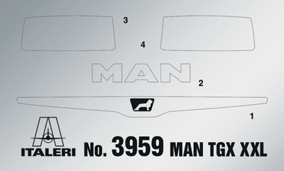 Italeri 1:24 MAN TGX 18.500 XXL Lion Pro Edition IT3959 - Afbeelding 11