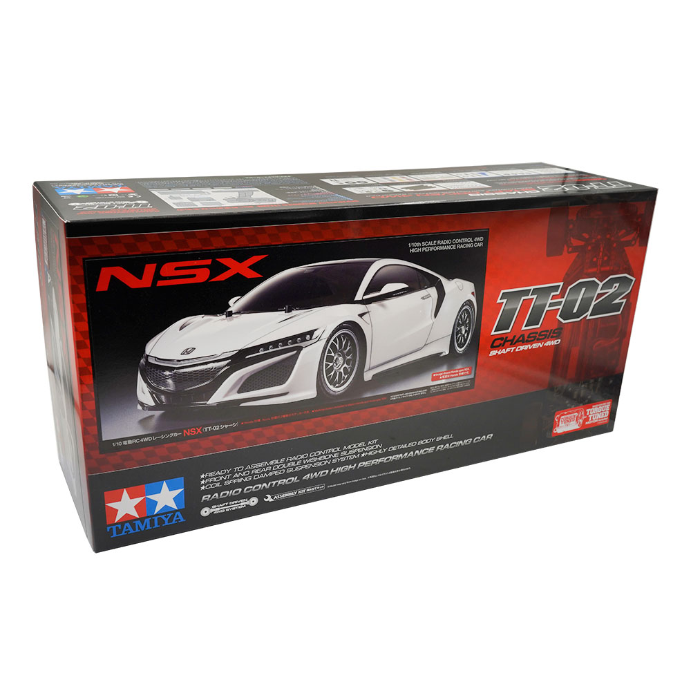 Tamiya 1:10 TT-02 Chassis 4WD Honda NSX TAM58634