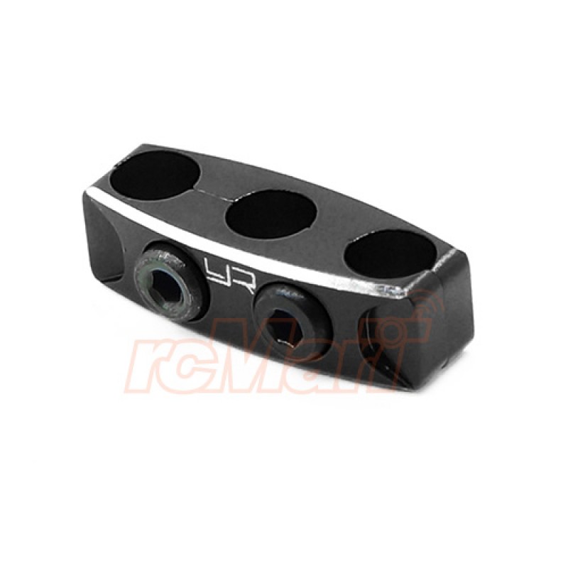 Yeah Racing Alu. Case 12-14 Gauge Wire Guard Clamp Type B YA-0487BK