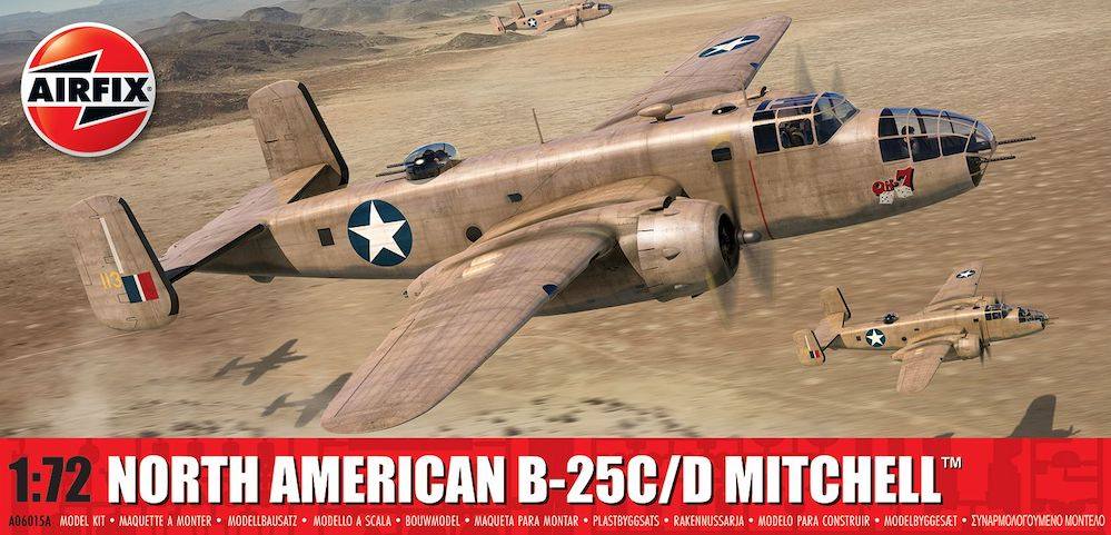 Airfix 1:72 North American B-250C/D Mitchell AF06015A