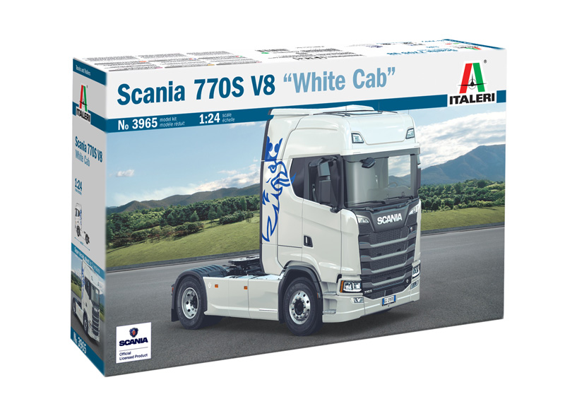 Italeri 1:24 Scania 770 S V8 " White Cab " IT3965