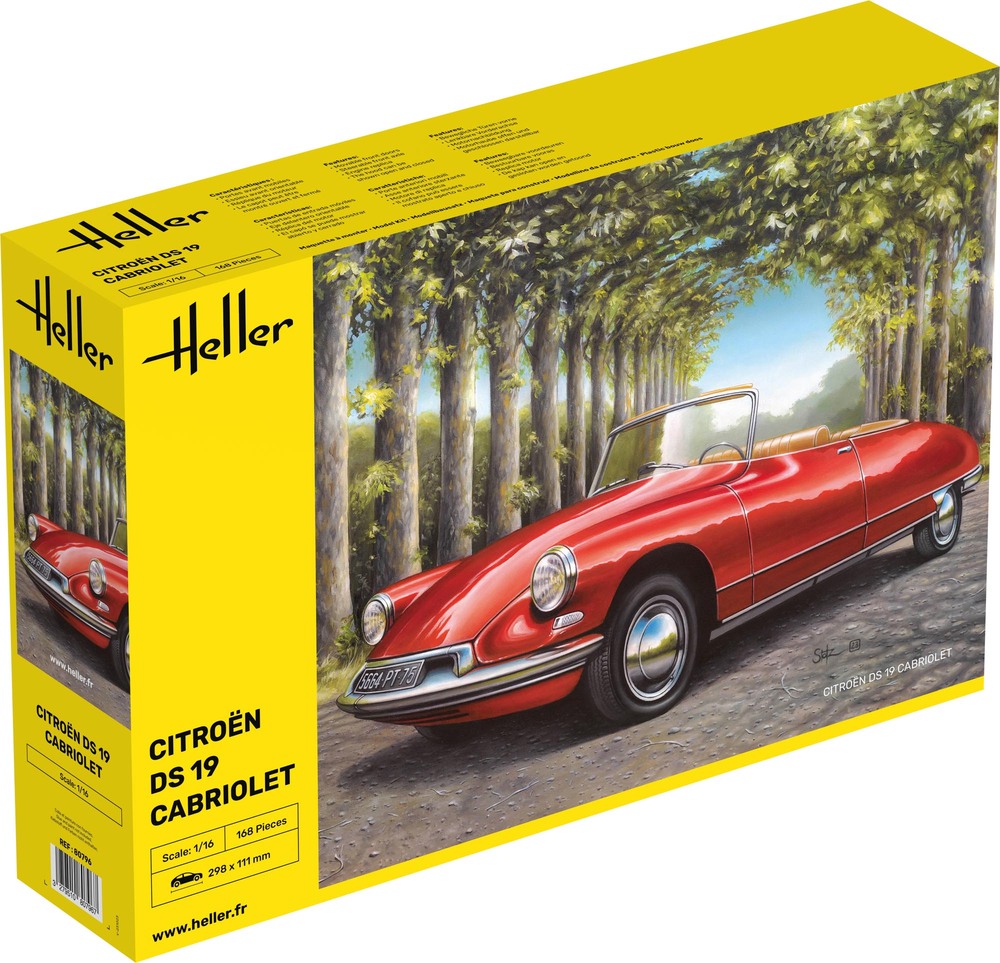 Heller 1:16 Citroen DS 19 Cabriolet H80796