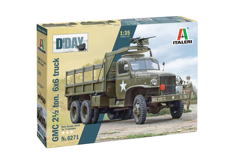 Italeri 1:35 GMC 2 1/2 ton. 6x6 Truck IT6271