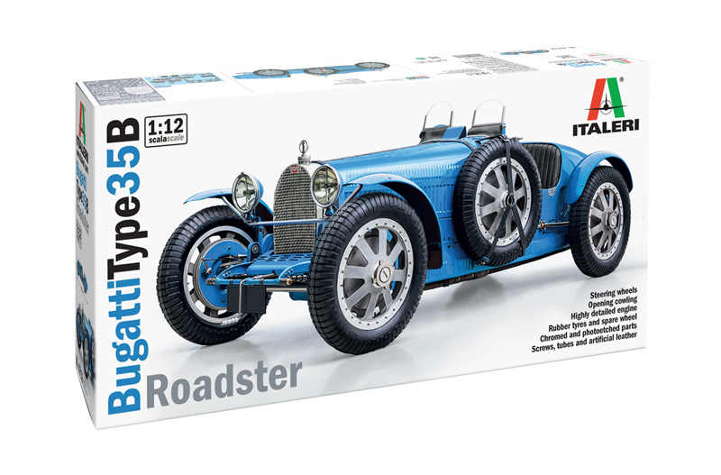 Italeri 1:12 Bugatti Type 35B Roadster IT4713