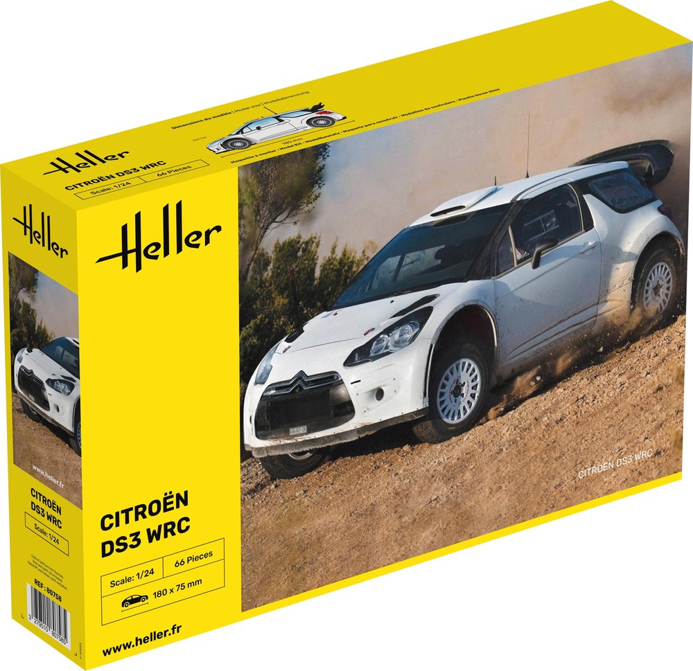 Heller 1:24 Citroen DS3 WRC H80758