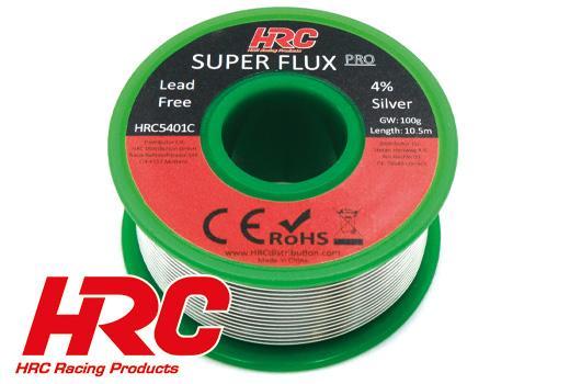HRC Racing Lead Free Silber Racing Solder Super Flux Pro 4% Silber 10.5m HRC5401C