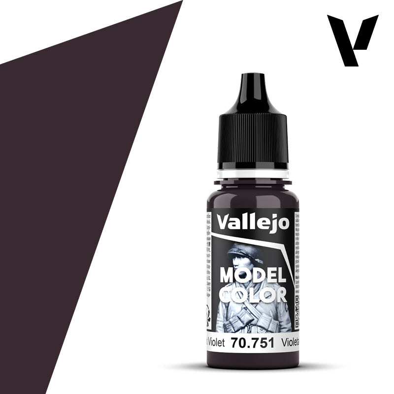 Vallejo Model Color Acryl #54 Black Violet 18ml VAL70.751