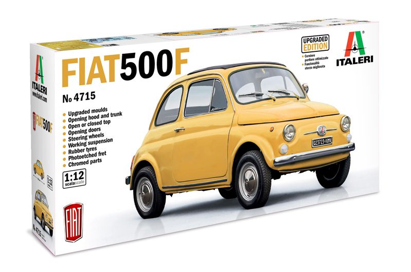 Italeri 1:12 Fiat 500F Upgrade Edition IT4715