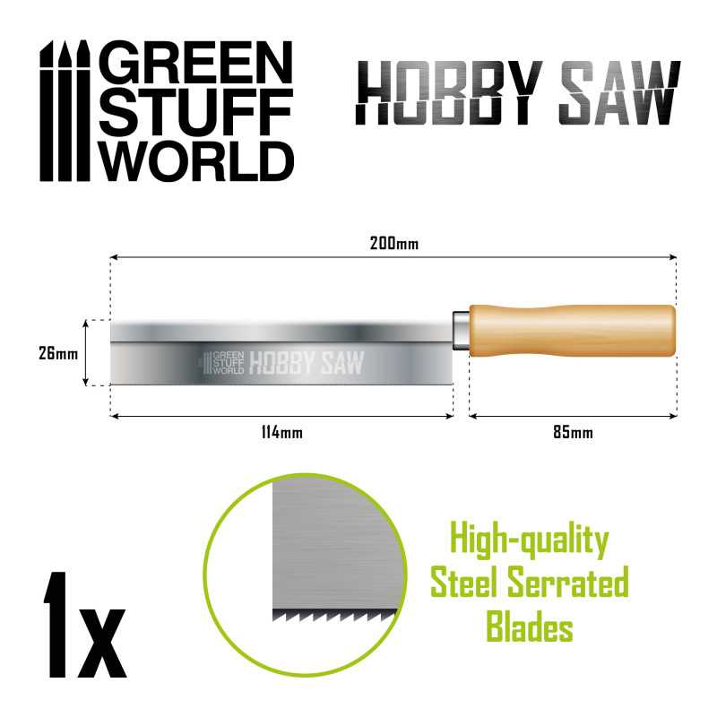 Green Stuff Hobby Razor Saw GSW3525 - Afbeelding 3