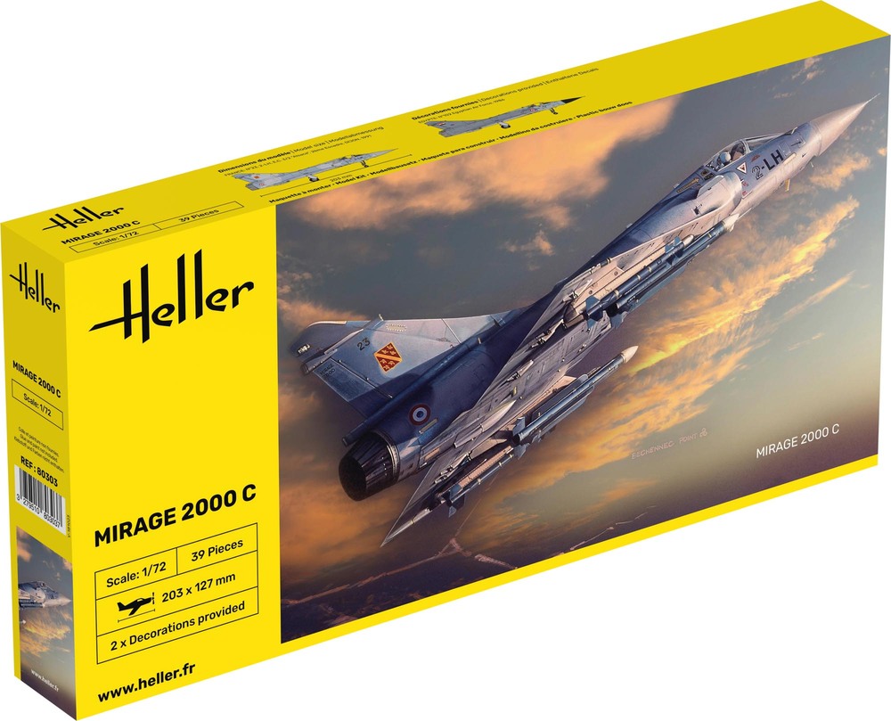 Heller 1:72 Mirage 2000 C H80303