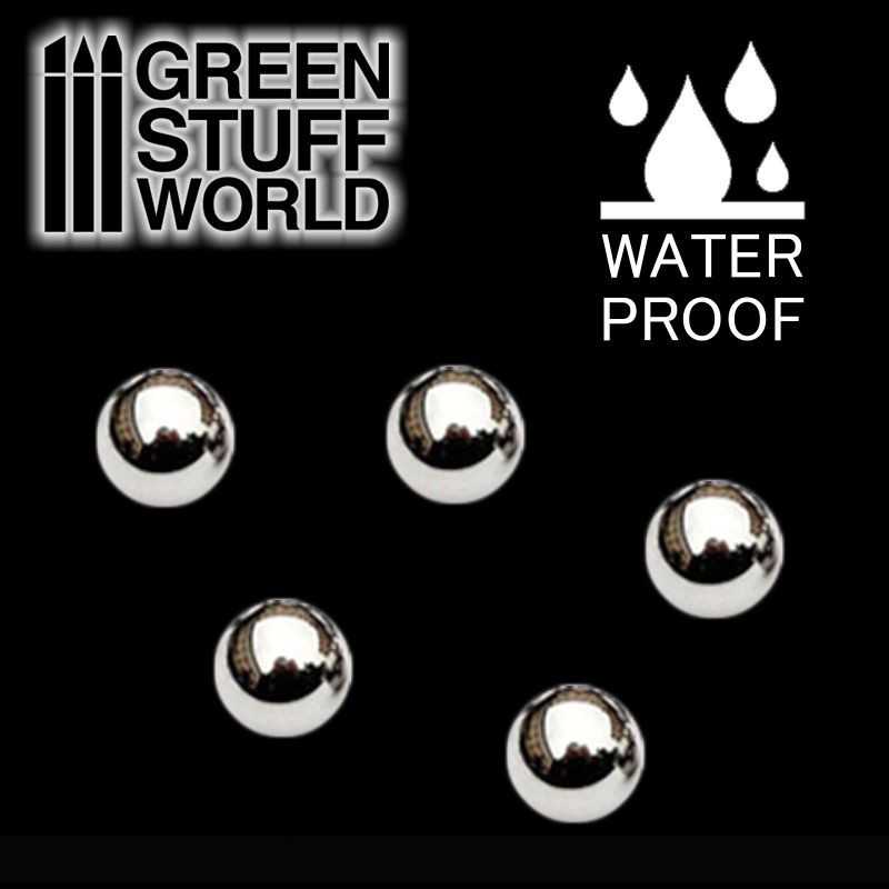 Green Stuff Empty Dropper Bottles 17ml whit Mixing Balls GSW9274 - Afbeelding 2