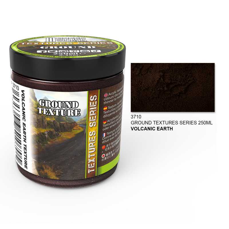Green Stuff Acrylic Ground Texture VOLCANIC EARTH 250ml GSW3710