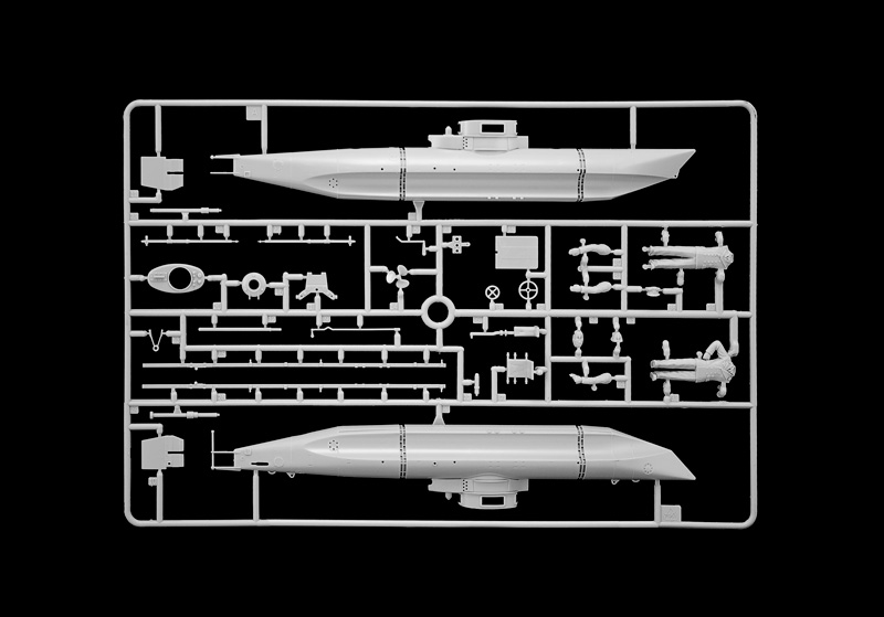 Italeri 1:35 Biber Midger Submarine IT5609 - Afbeelding 5