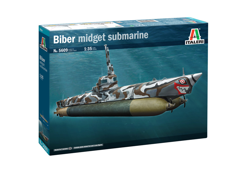 Italeri 1:35 Biber Midger Submarine IT5609