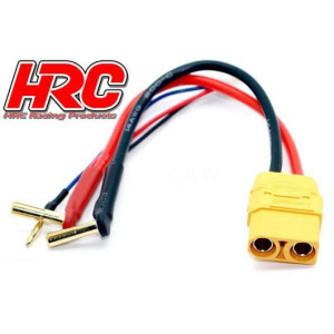 HRC Racing Charge & Drive Lead - 4mm Plug to XT90 & Balancer Battery Plug - Gold HRC9151X