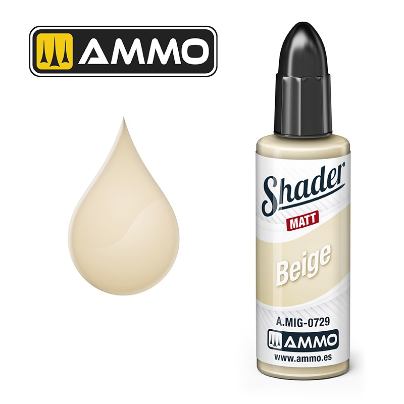Ammo Mig Matt Shader Beige 10ml MIG-0729