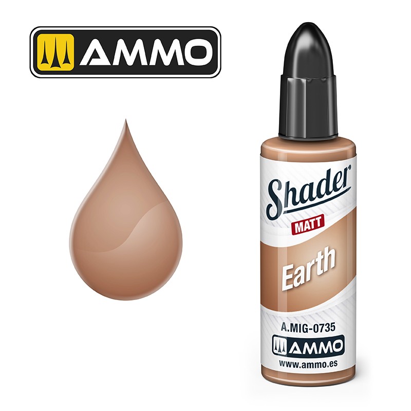 Ammo Mig Matt Shader Earth 10ml MIG-0735