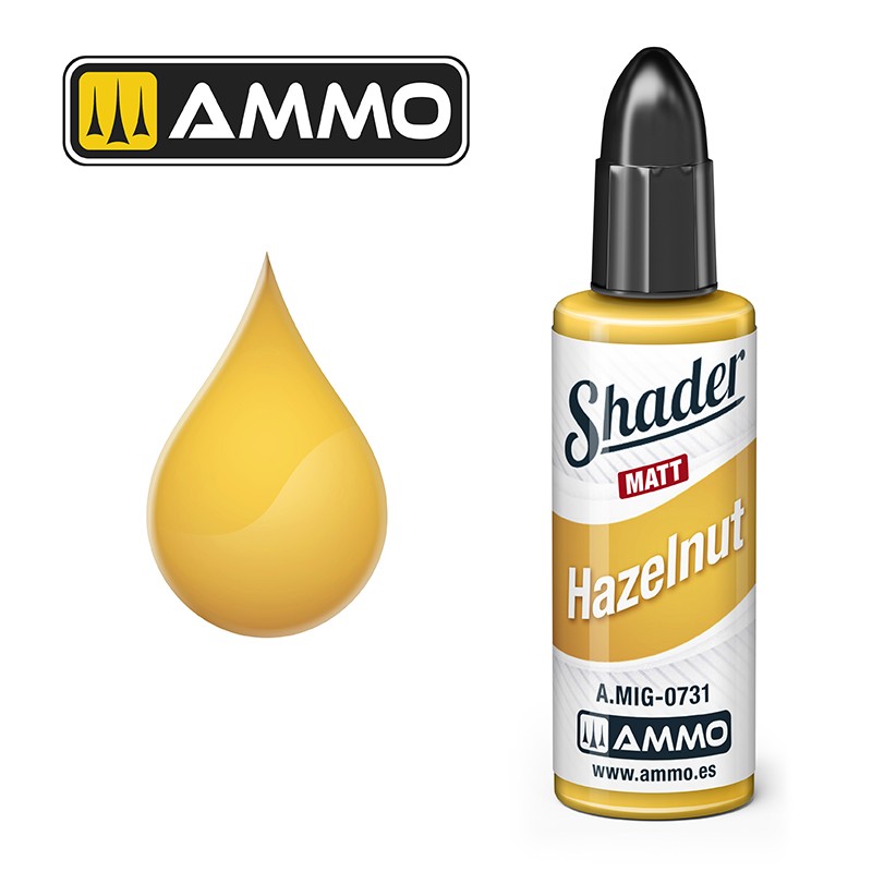 Ammo Mig Matt Shader Hazelnut 10ml MIG-0731