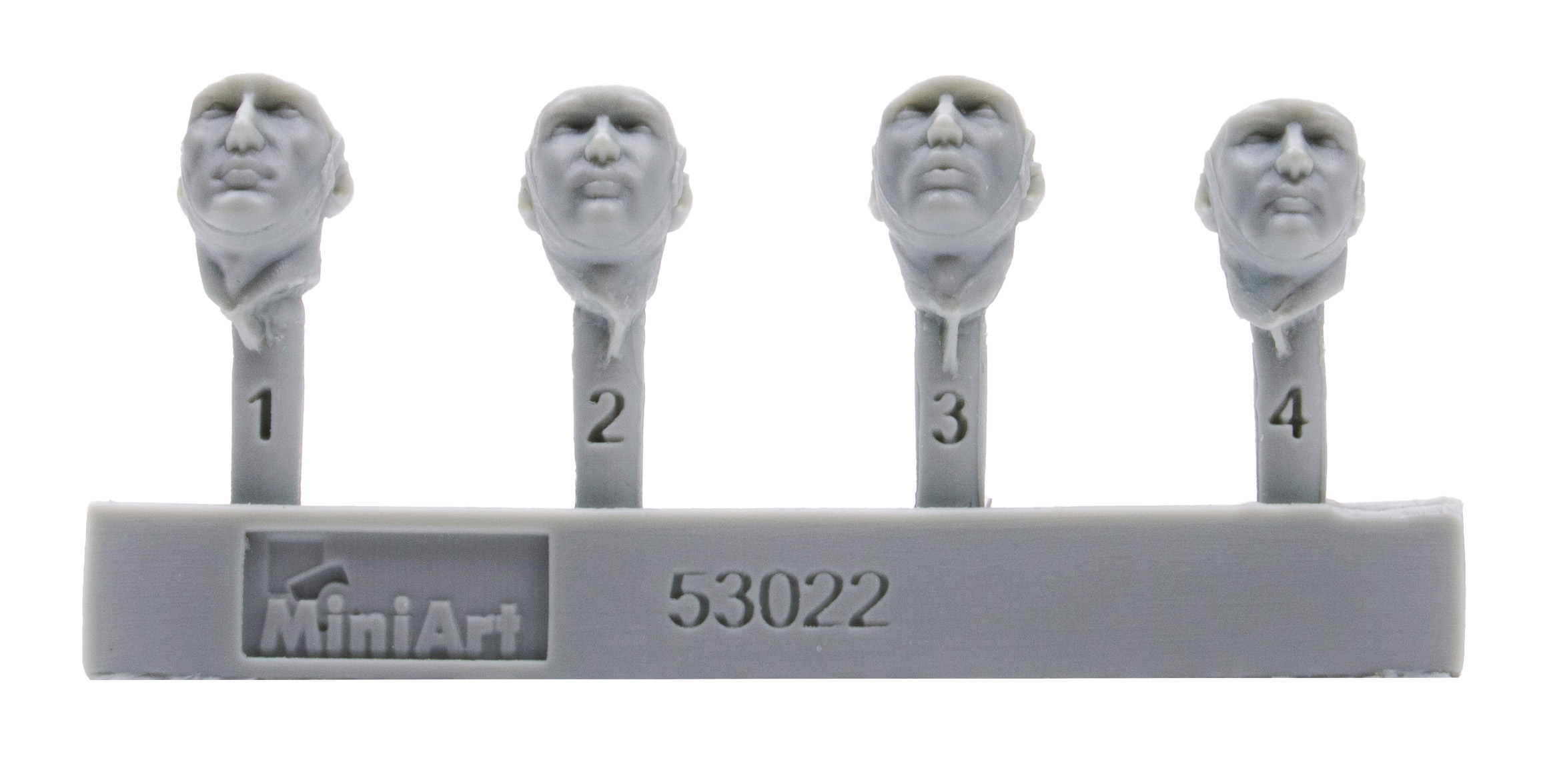 MiniArt 1:35 German Tank Riders Set 1 Resin Heads MA53022 - Afbeelding 9