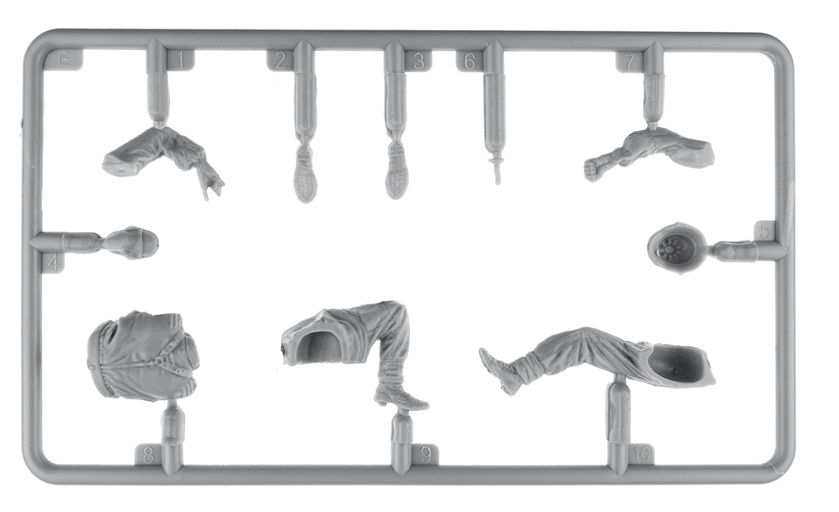 MiniArt 1:35 German Tank Riders Set 1 Resin Heads MA53022 - Afbeelding 5