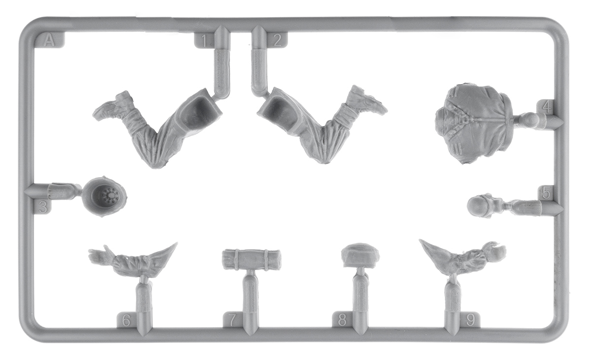 MiniArt 1:35 German Tank Riders Set 1 Resin Heads MA53022 - Afbeelding 7