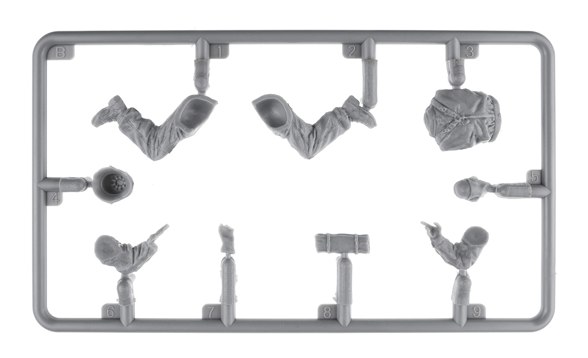 MiniArt 1:35 German Tank Riders Set 1 Resin Heads MA53022 - Afbeelding 8