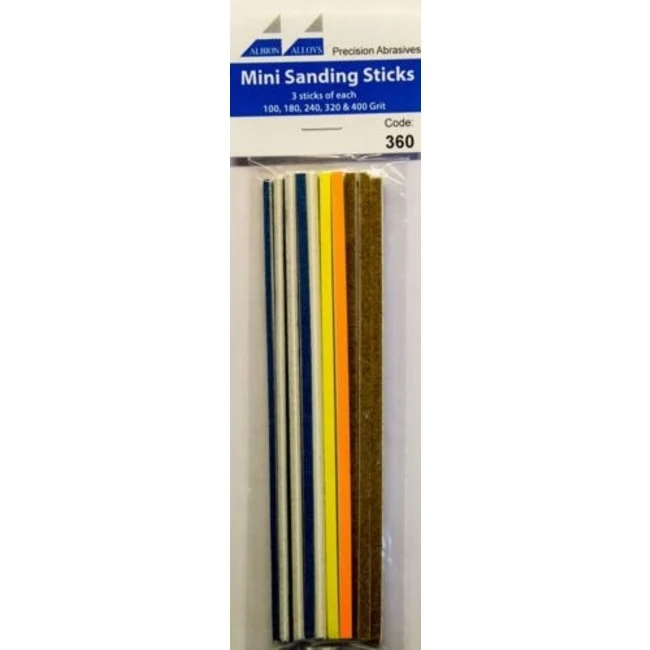 Albion Mini Sanding Sticks Assortie AL360