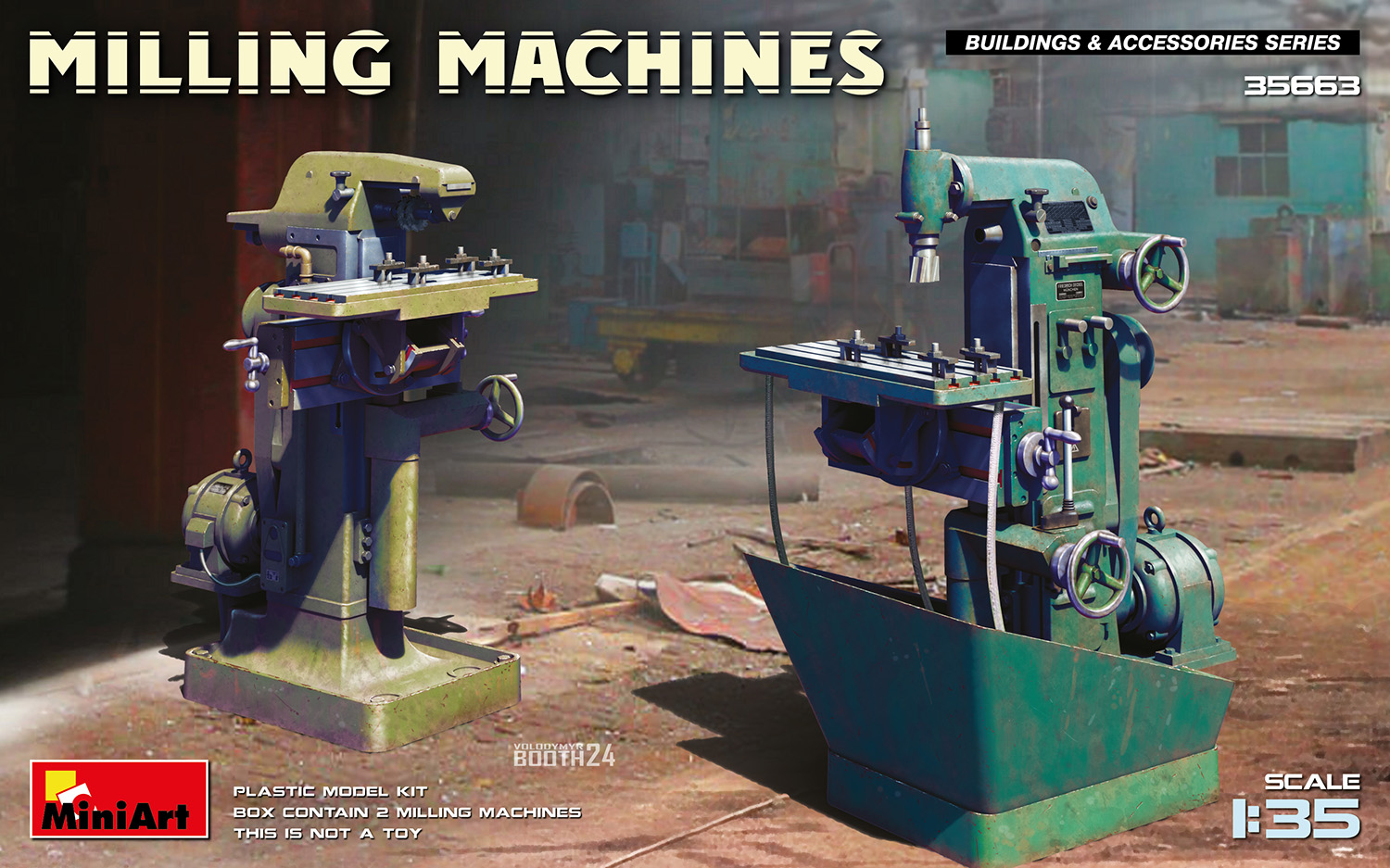 MiniArt 1:35 Milling Machines MA35663