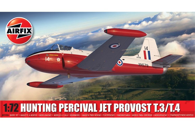 Airfix 1:72 Hunting Percival jet Provost T.3/T.4 AF02103A