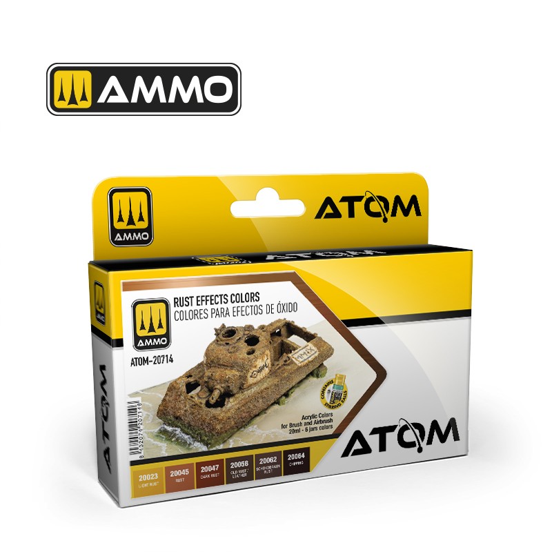 Ammo Mig ATOM Tiger 1 Late Colors Set Vol.1 6x20ml MIG20720