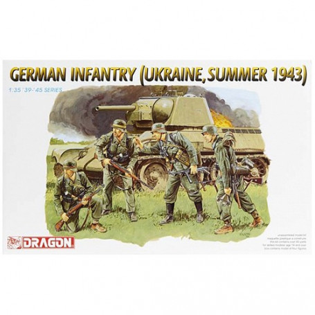 Dragon 1:35 German Infantry ( Ukraine Summer 1943 ) DR6153