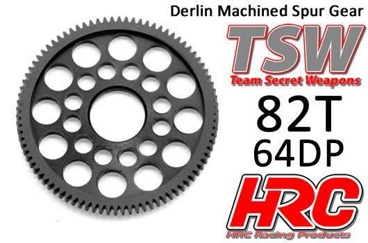 HRC Racing Low Friction Machined Derlin Spur Gear Ultra Light 64DP 82T HRC76282