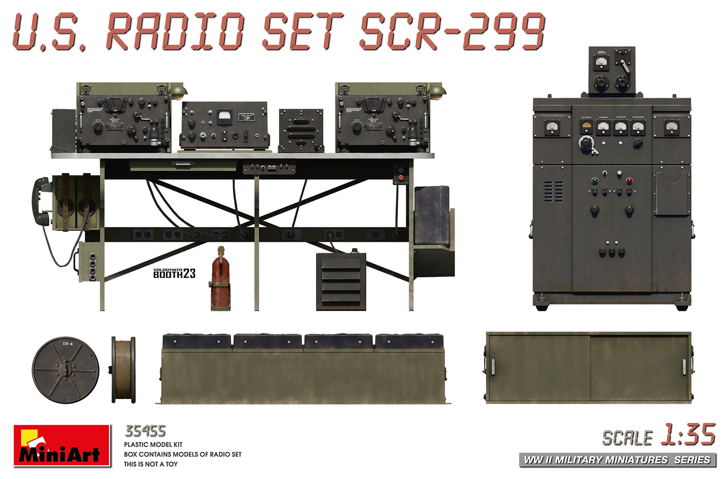 MiniArt 1:35 U.S. Radio Set SCR-299 MA35455
