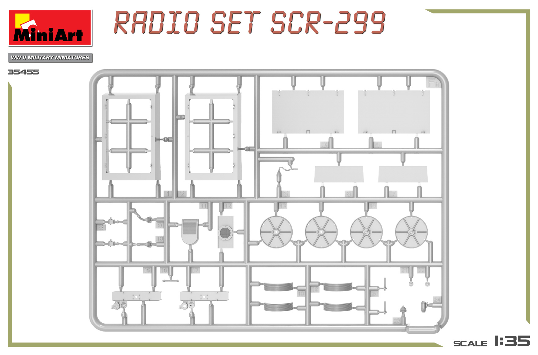 MiniArt 1:35 U.S. Radio Set SCR-299 MA35455 - Afbeelding 3