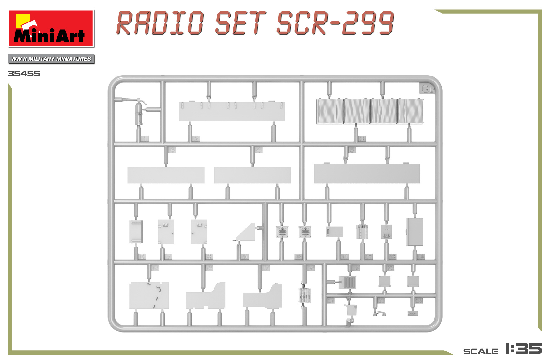 MiniArt 1:35 U.S. Radio Set SCR-299 MA35455 - Afbeelding 2