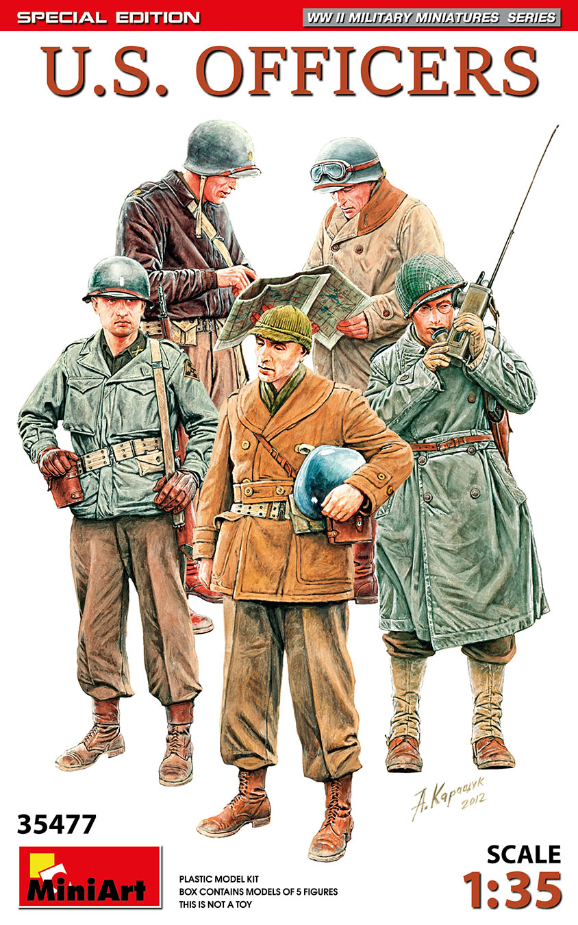 MiniArt 1:35 U.S. Officers Special Edition MA35477