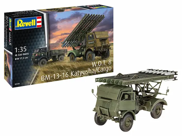 Revell 1:35 BM-13-16 Katyusha / Cargo W.O.T. 8 RE03338