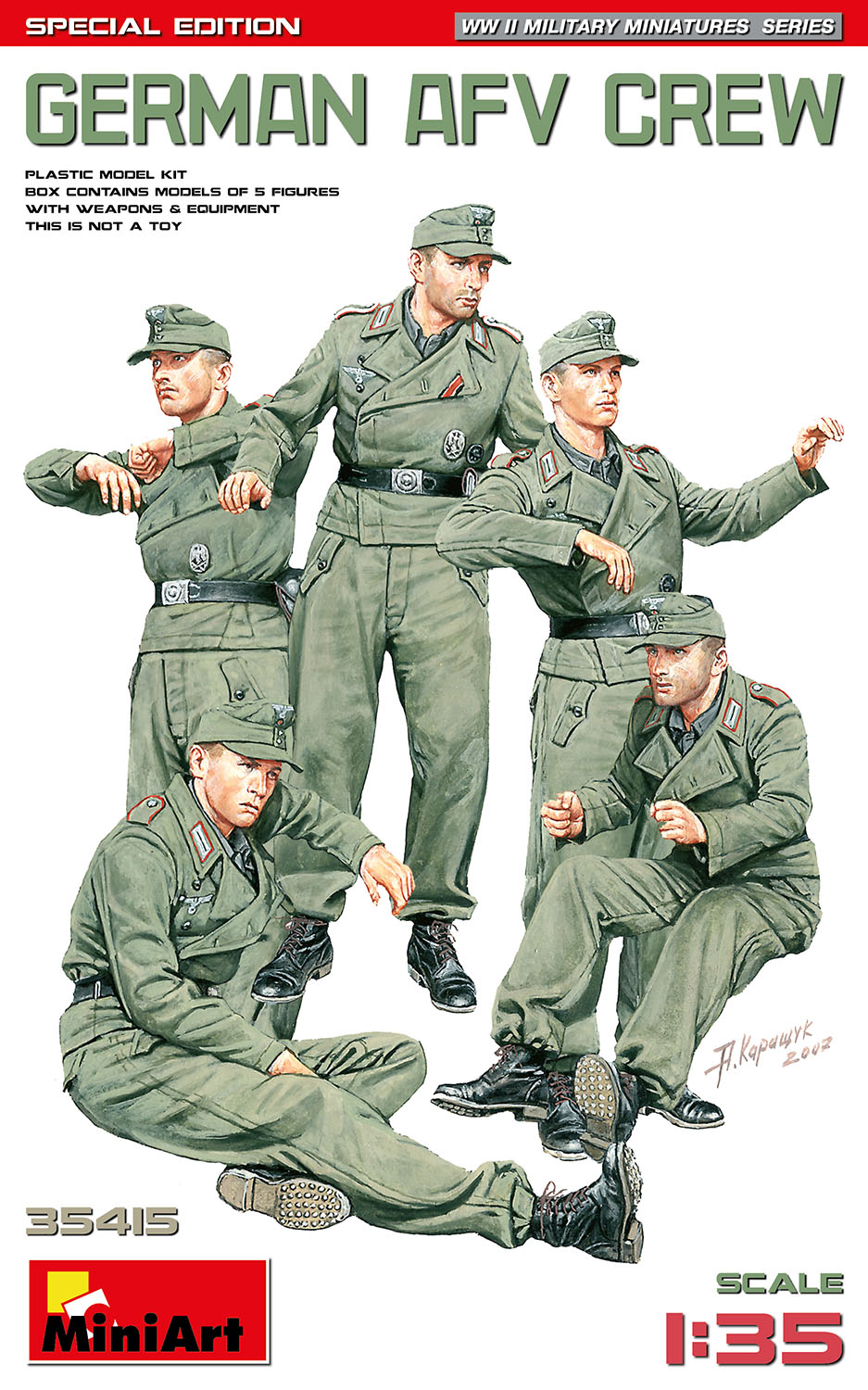 MIniArt 1:35 German AFV Crew MA35415