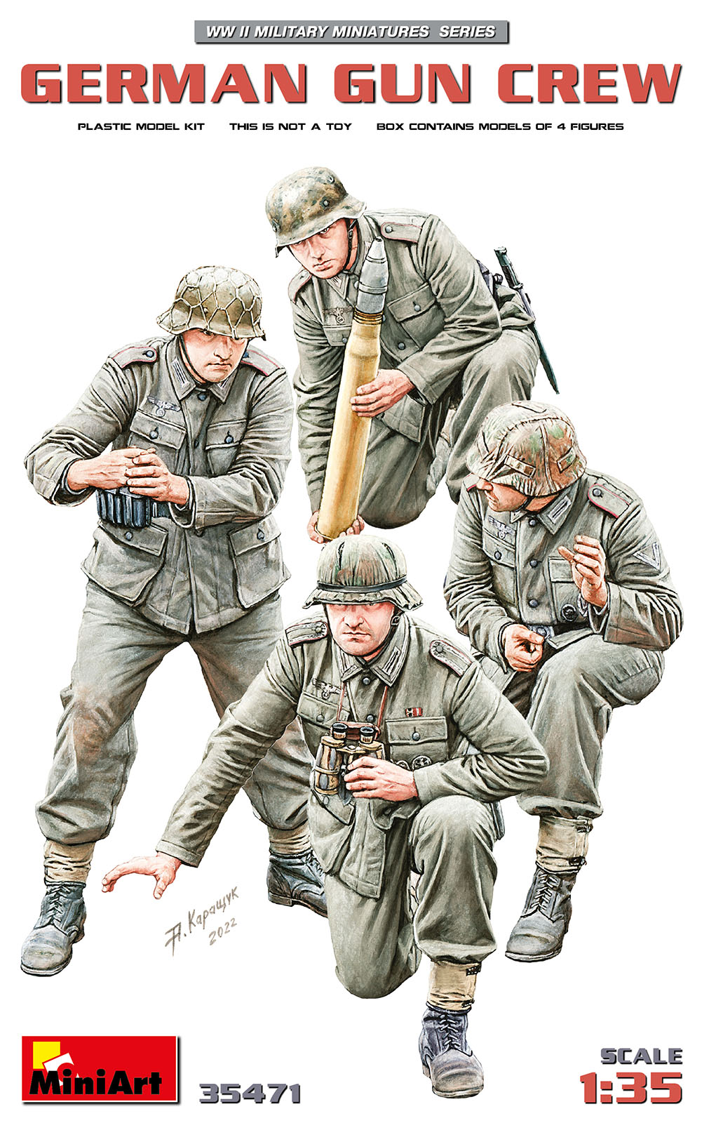 MiniArt 1:35 German Gun Crew MA35471