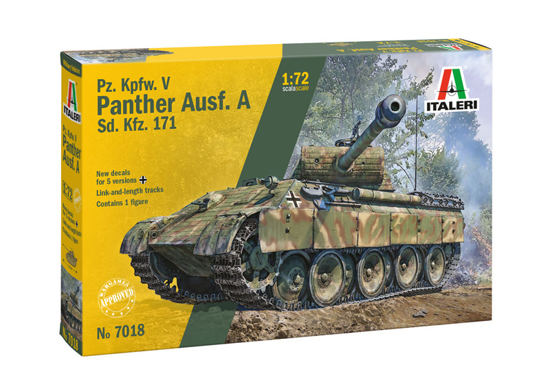 Italeri 1:72 Pz.Kpfw. V Panther Ausf. A Sd. Kfz. 171 IT7018